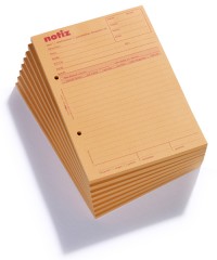 Gesprächsnotizblock Orange Gesprächsnotizblock Orange