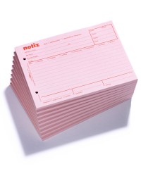 Gesprächsnotizblock Rosa Gesprächsnotizblock Rosa