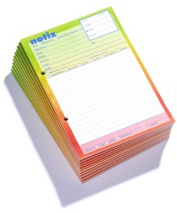 Gesprächsnotizblock Rainbow Gesprächsnotizblock Rainbow